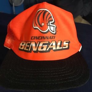 Cincinnati Bengals New Era Vintage SnapBack Trucker Hat Visor OG 70’s 80’s